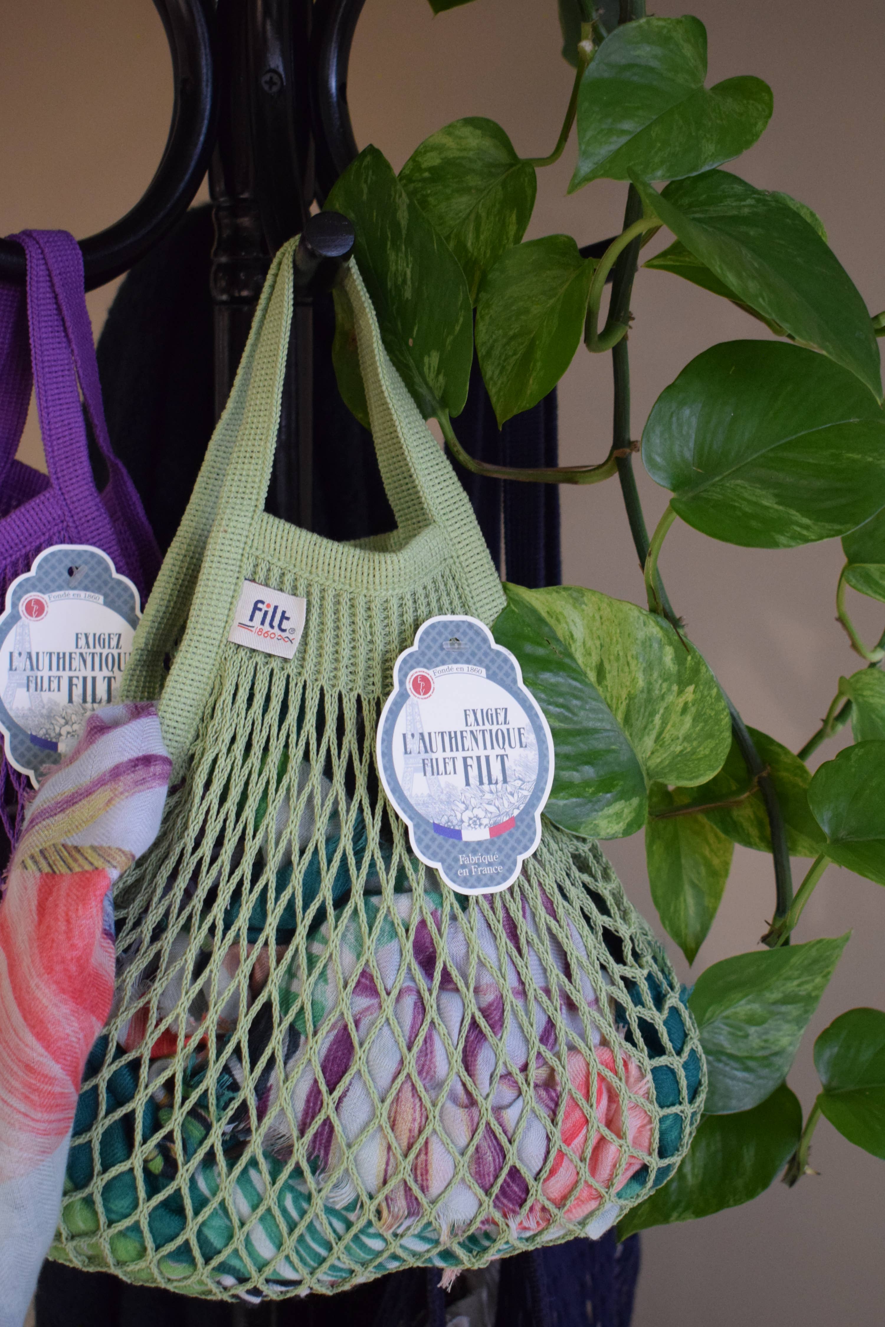 Filt1860 - Wholesale Grocery/Shopping Bag - Net shopping bag Vert pergola size mini 1