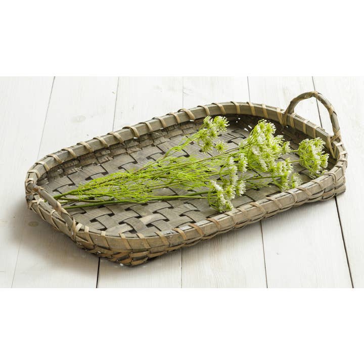 Audrey's Home & Gift – Bandeja decorativa por atacado – Cesto Tabuleiro Tecido (PC)1