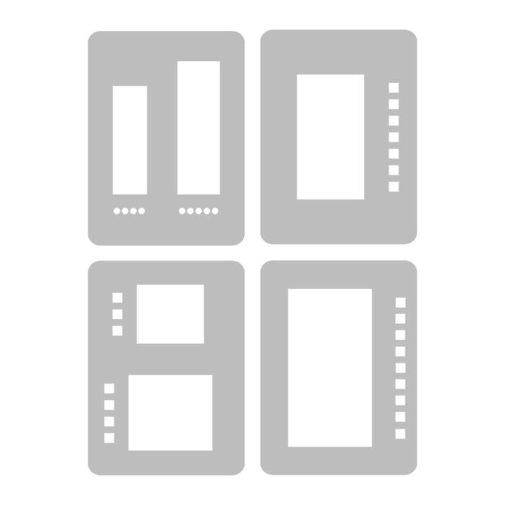 Wekelijkse Dozen - SMART Journal Set - 4 Zak Stencils voor wholesale door Oops a Daisy UK Ltd