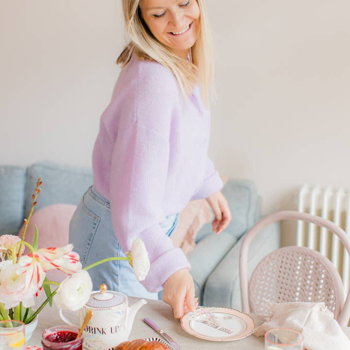 Yvonne Ellen - Wholesale Dinner Plate - Yvonne Ellen Floral Tea Plates (set Of 4)3