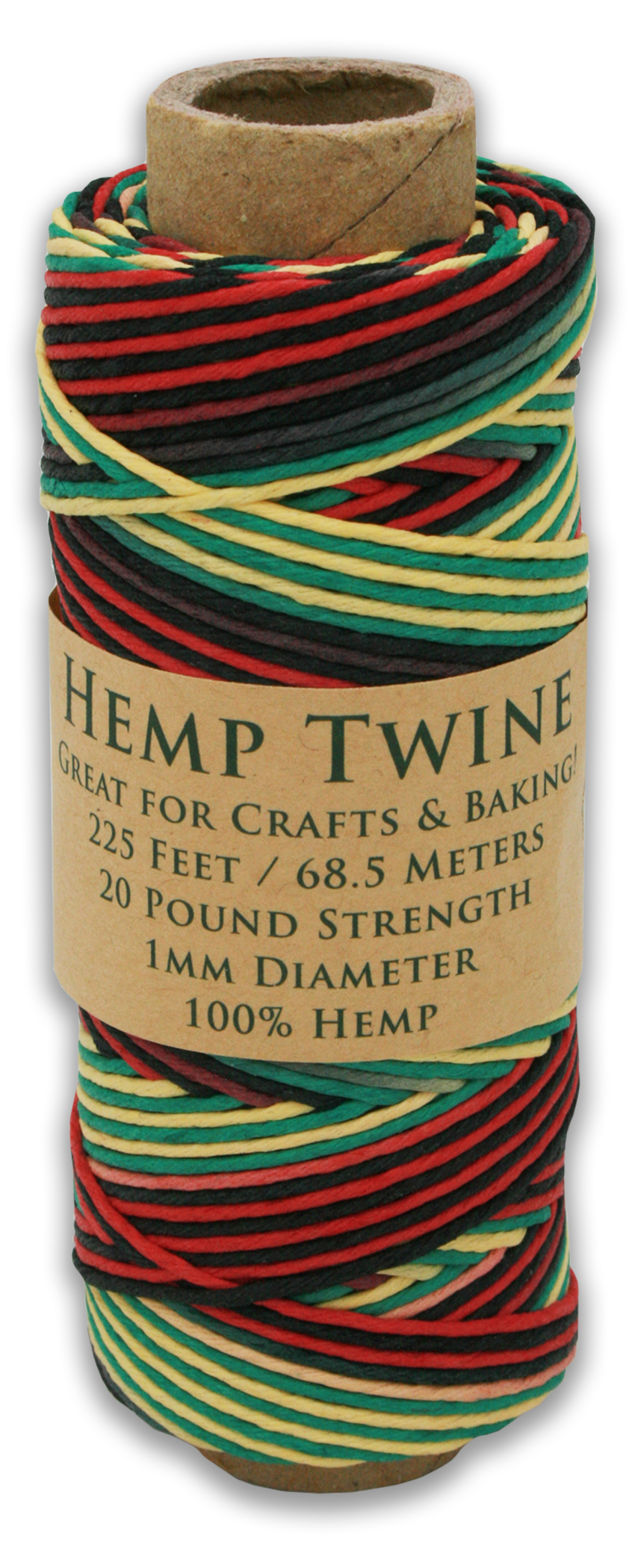 Hemptopia – wholesale Snöre – Hemptopia hampasnöre 1 mm, 225 ft (68,6 m), 18 färger, 100 % naturligt9