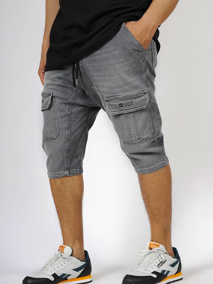 Sarouel Sayf Start-Up Bermuda (Grey) for wholesale by SAYF