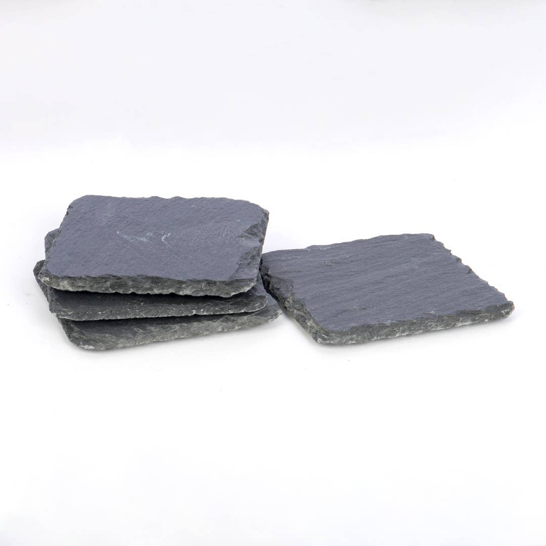 Willow Group - Wholesale Coasters - S/4 SQ SLATE COASTERS1