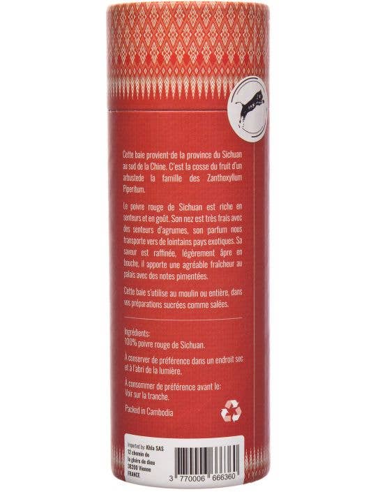 Khla - L'épicerie du Mékong - Wholesale Pepper/Peppercorns - Red Sichuan pepper - whole - 50g4