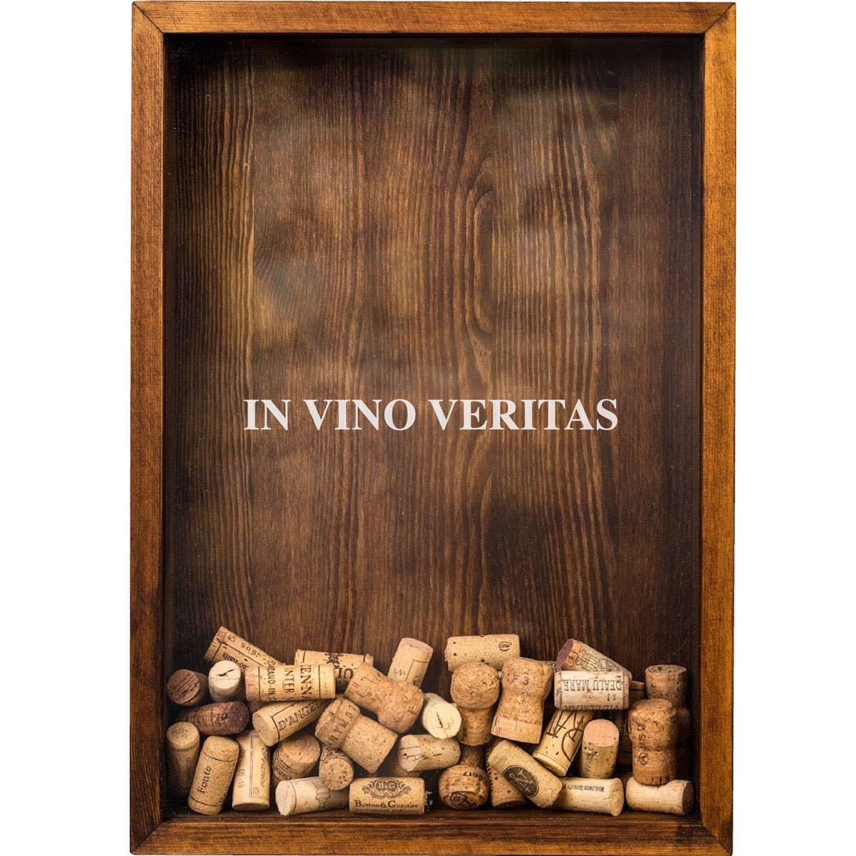 The Corkbox Company - Wholesale Wine Cork Holder - Wine Decor, Wine Cork Holder„In Vino Veritas” Wine Art7
