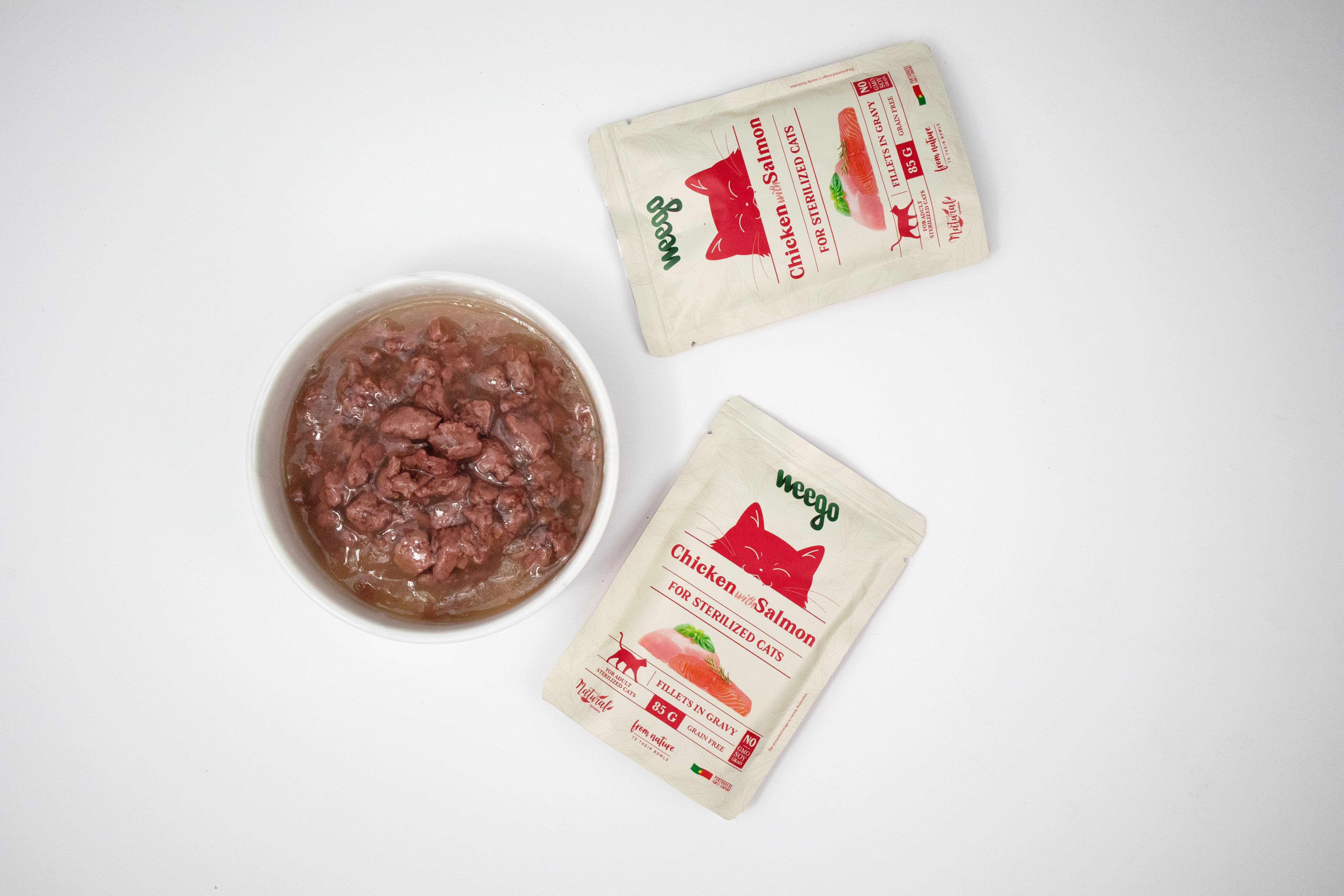 Weego - Wholesale Pet Food - Cat - Weego Wet Cat Food Salmon for Sterilized Cats 85gx241