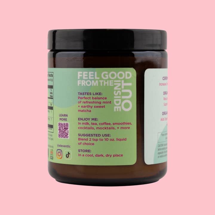 eleven TLC, A Wellness Co. - Wholesale Health/Detox Tea - Lavender Minty Matcha | Mood Boosting Wellness Drink | 500G