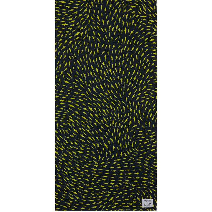 RÆBURN Sharks Yellow Hammam Towel for wholesale by Boardies Apparel