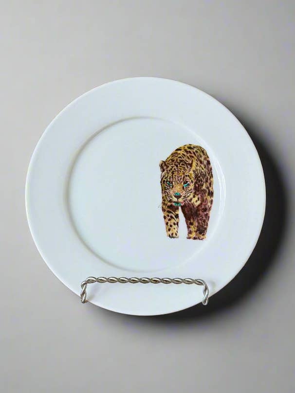 Jaguar Gameday Serving Plate for wholesale by Mona H Paintings