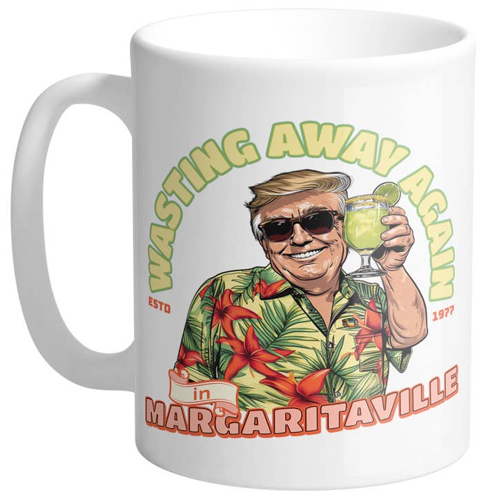 God And Glory Gifts - Wholesale Coffee Mug - Wasting Away Again Trump Ceramic Coffee Cup