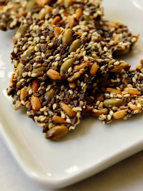 Cardinal Kitchen Seed Crisps three-case (36 5.5 oz. units) for wholesale by Cardinal Kitchen