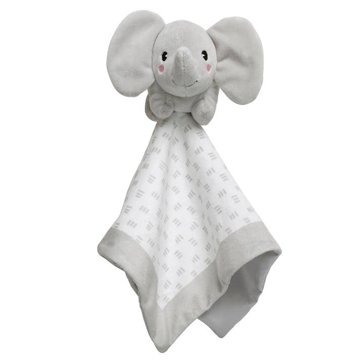 Pearhead - Wholesale Security/Cuddle Blanket - Baby - Elephant Baby Lovey Blanket, Gray0