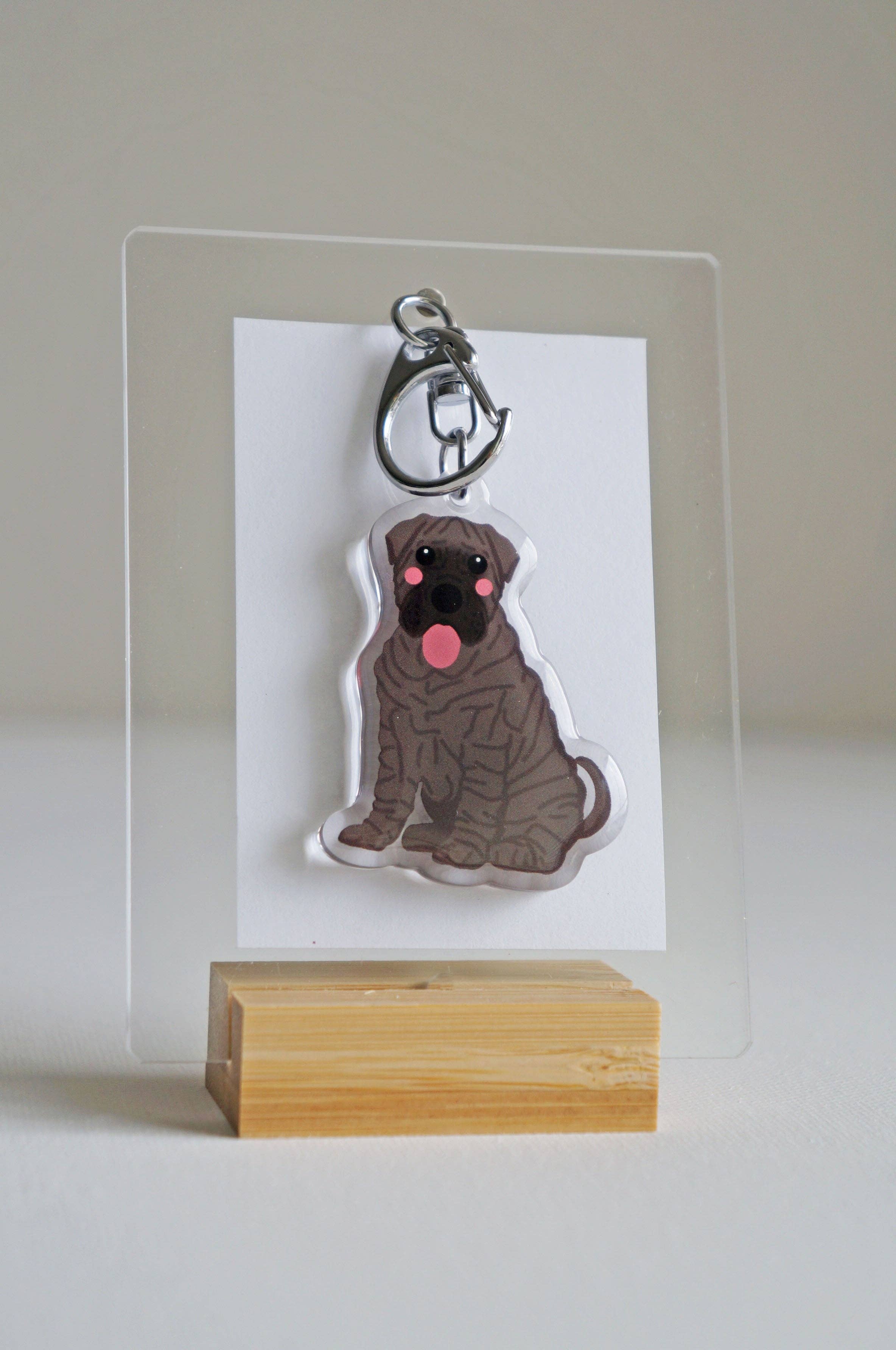 kiwi & WILLOW - Wholesale Keychain - Unisex - Shar Pei Epoxy Keychain1