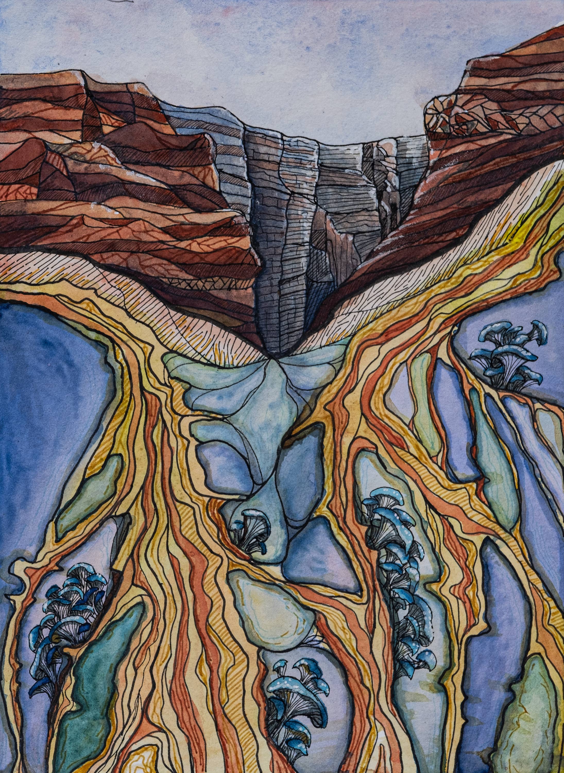 Jon M Styer - Wholesale Art Print - Oyster Canyon - Fine Art Print - 5x71