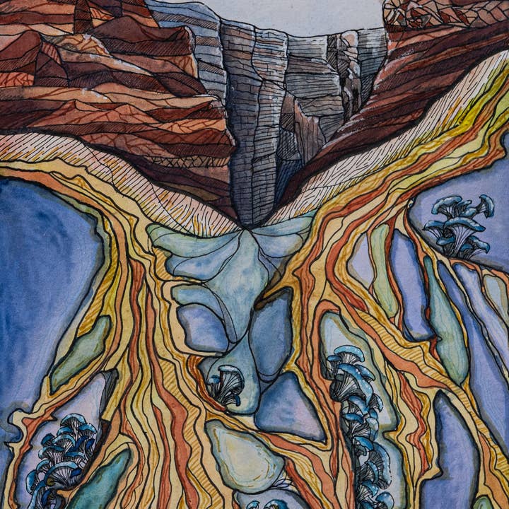 Jon M Styer - Wholesale Art Print - Oyster Canyon - Fine Art Print - 5x71