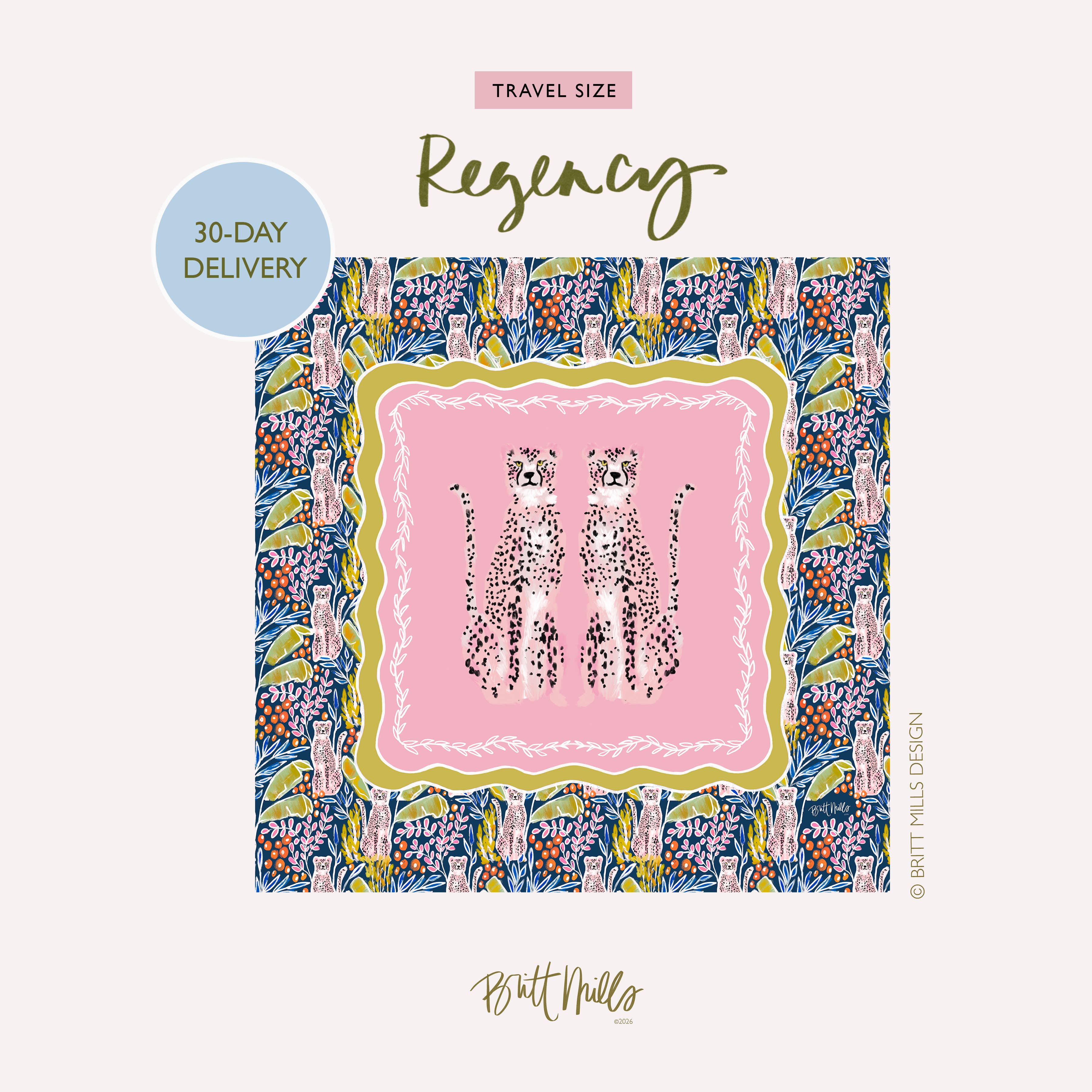 Britt Mills Design - Wholesale Table Protector - Britt Mills Mini Travel Mahjong Mat (Non-Neoprene)5