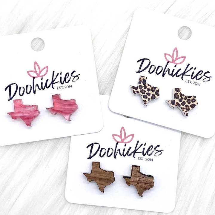 18mm Texas Studs -Earrings for wholesale by Doohickies