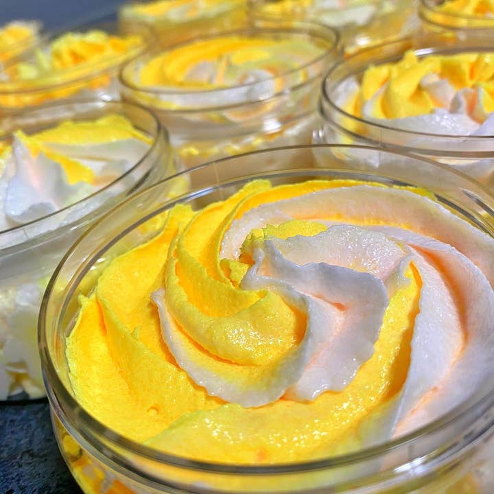 Warm Vanilla Sugar Whipped Sugar Scrub 230g for wholesale by Phoenix Bath and Body