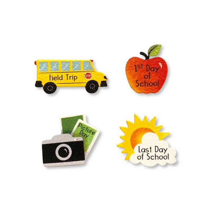 School Days Calendar Magnets S/4 for wholesale by Roeda Studio