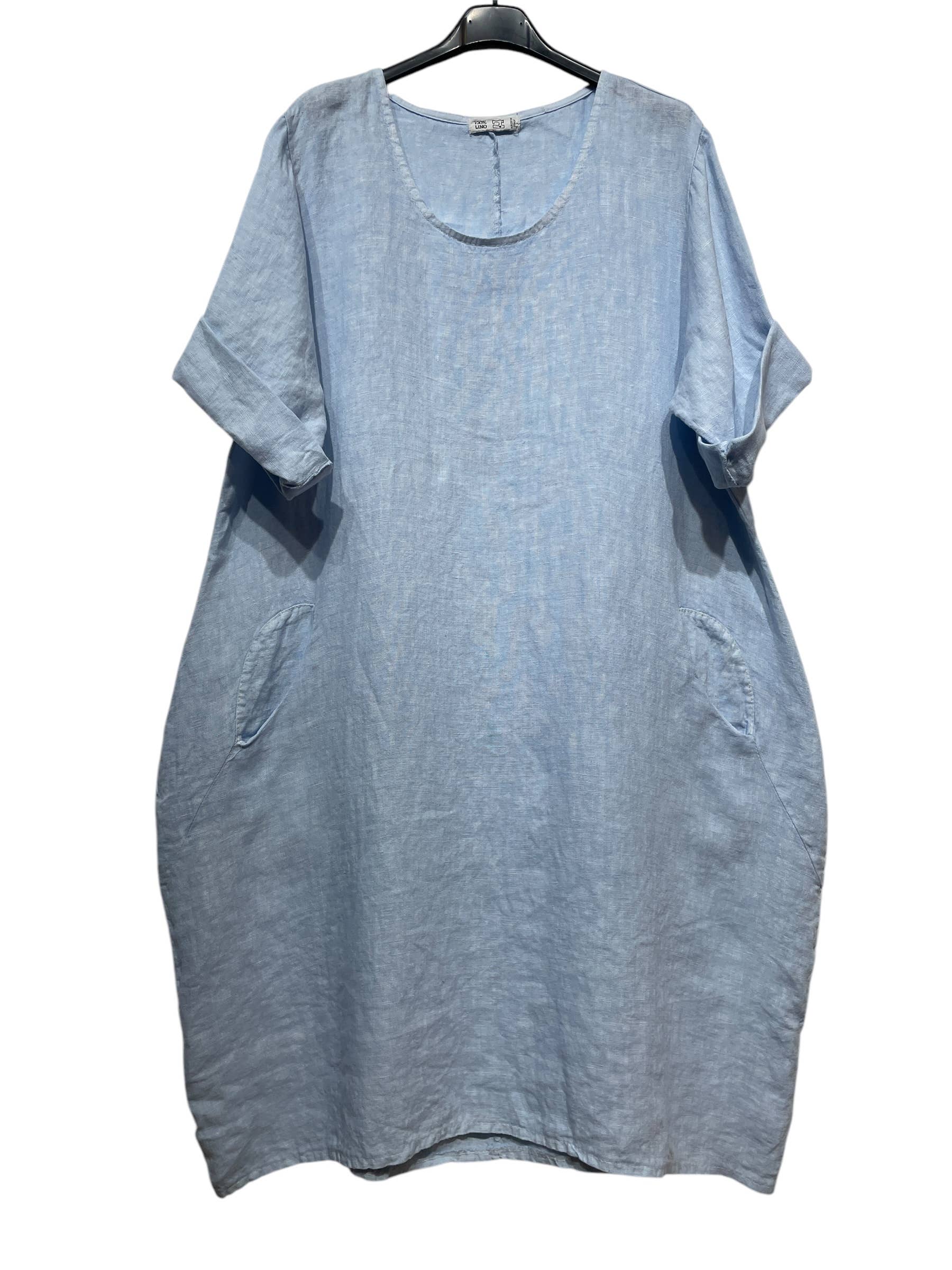 LINEN & COTTON HOUSE – Großhandel Kleid – Damen – Leinenkleid 167 Frühling Sommer Kollektion21