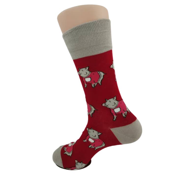 Barrel Down South - Wholesale Socks - Unisex - Wild Hog AR State Shape Socks