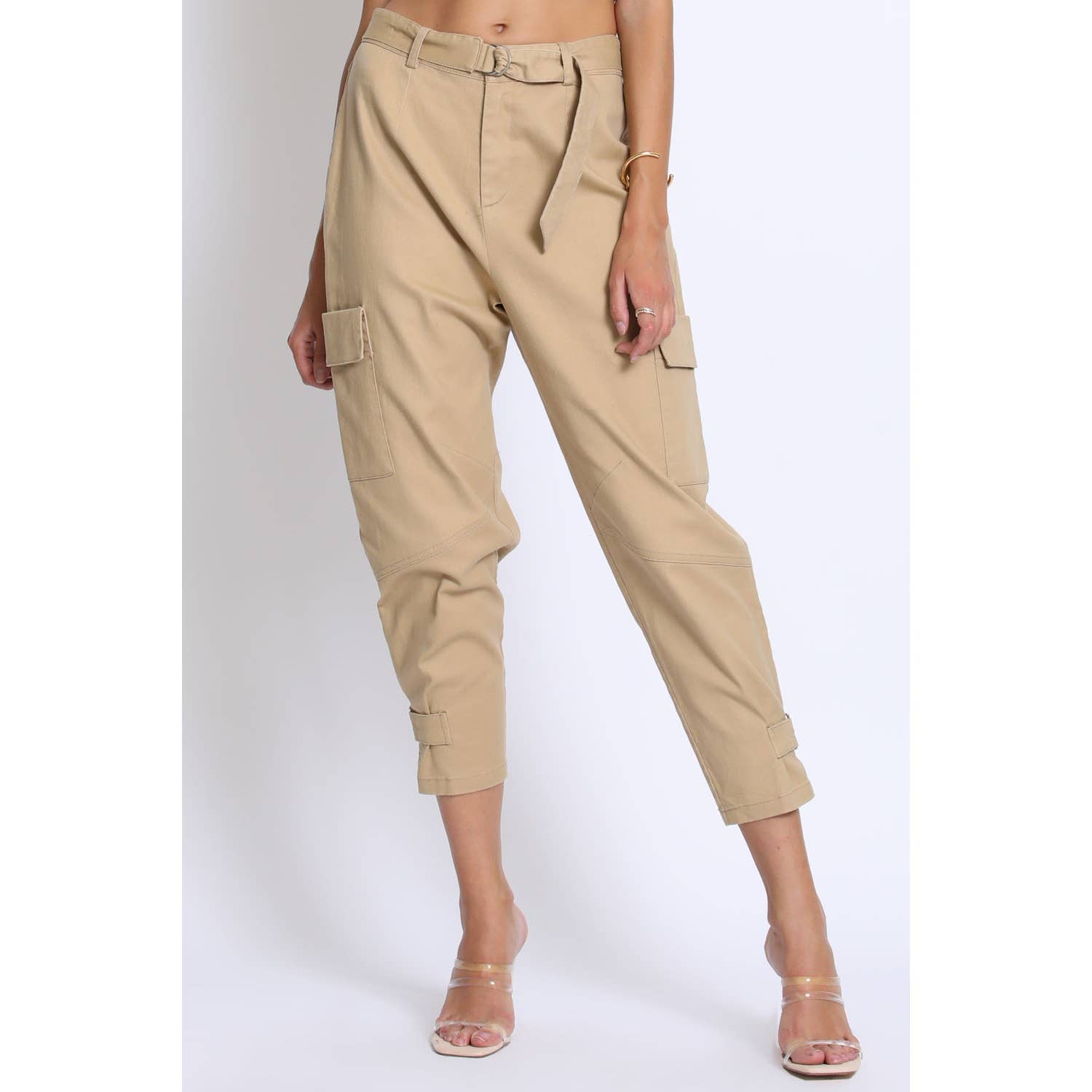 Sans Souci - Wholesale Pants - Women's - CROPPED CARGO PANTS4