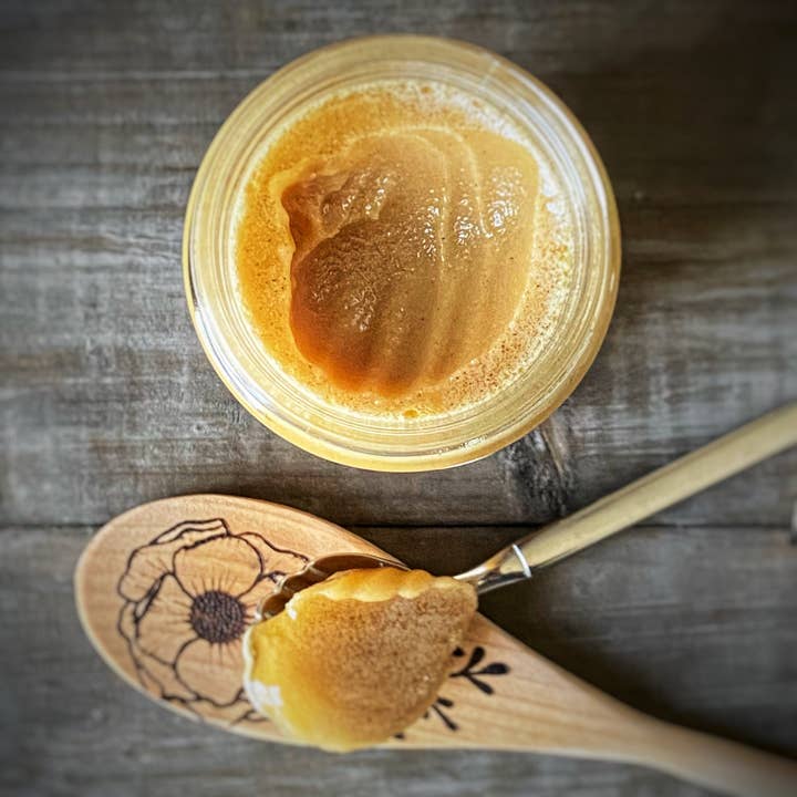 Creamed Honey with Cinnamon for wholesale by Mill Creek Apiary