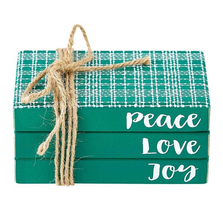 Stacked Bks-Peace Love Joy for wholesale by Angle