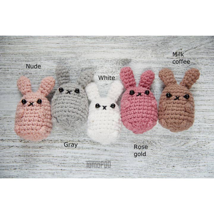 TOMOPOD LLC - Vente Objets de décoration - Miroir de voiture en crochet à suspendre en forme de lapin, décoration de sapin de Noël5