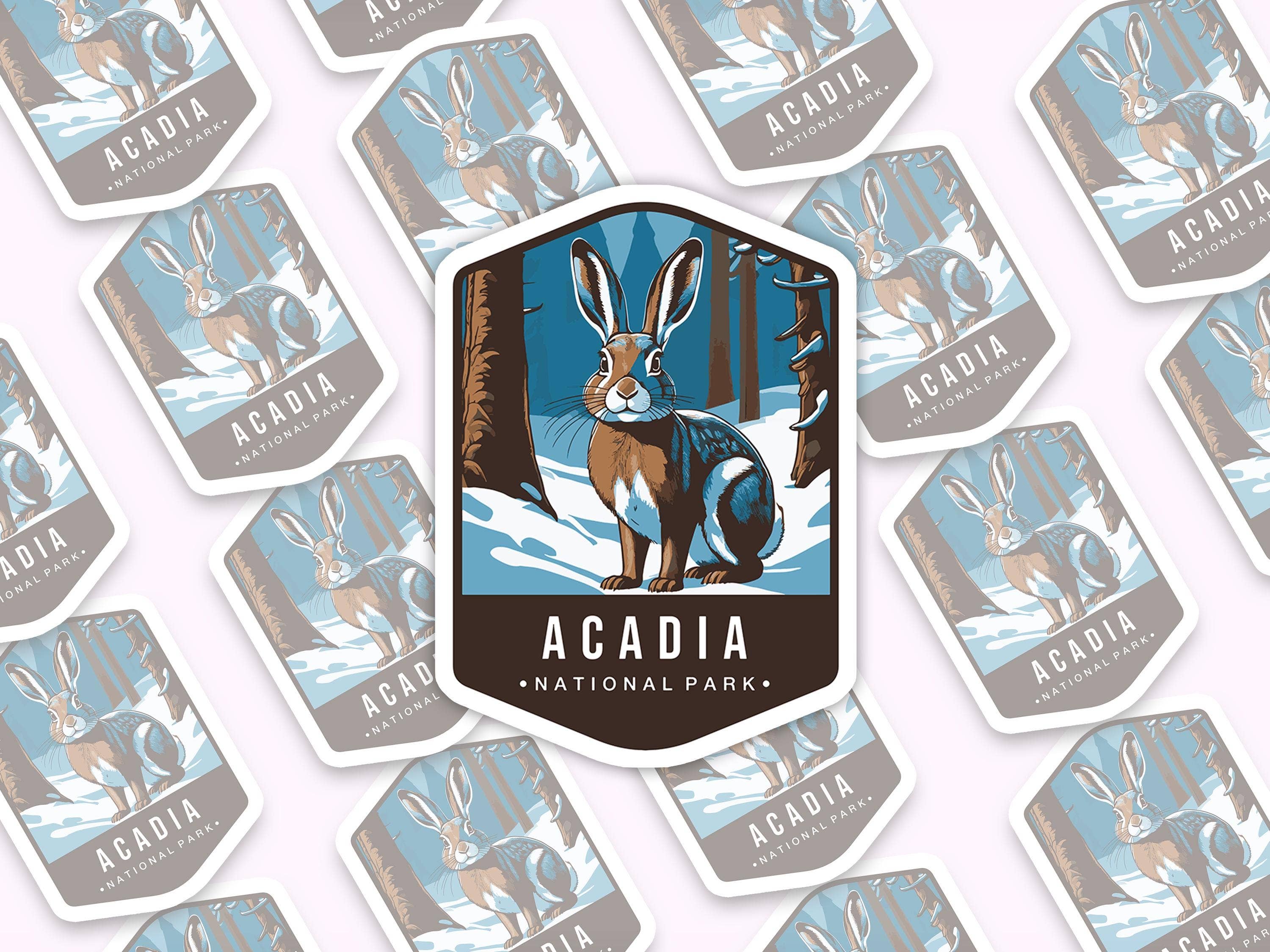 With Love, Ell - Wholesale Phone & Laptop Stickers - Handmade Vinyl sticker - "Acadia National park (Animal)"0