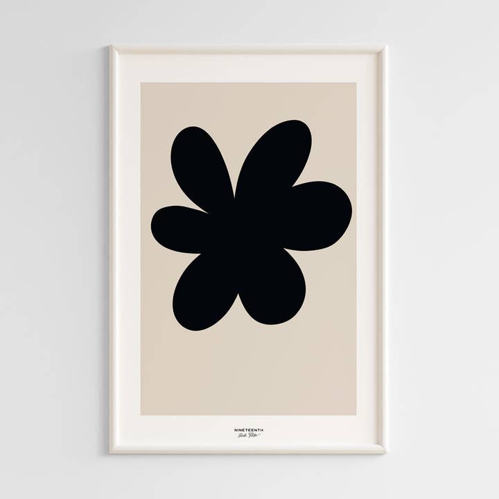 Black flower - Original Digital Art Print for wholesale by Isabella Pistillo