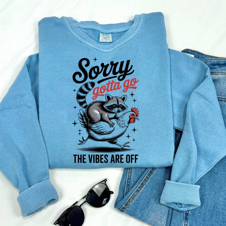 The Vibes Are Off - Sweatshirt for wholesale by Peak To Pine Designs