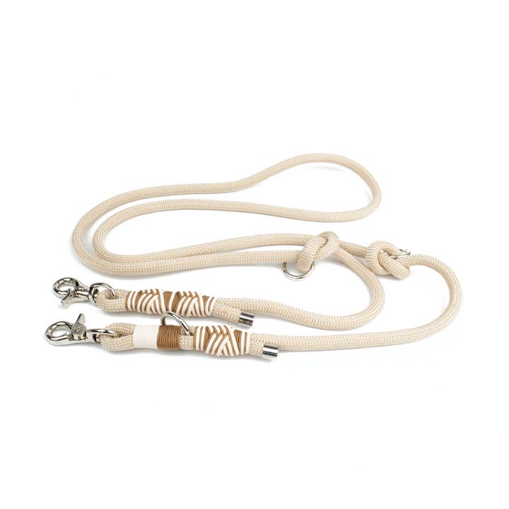 Tierluxe Cappuccino – Trela de corda premium para cães por atacado de Tierluxe