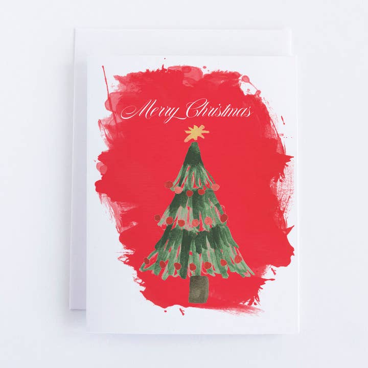 "Merry Christmas" Greeting Card for wholesale by Paperie by MJ