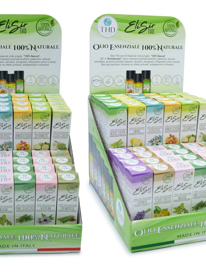 Esp. Elisir THD Olio Essenziale Naturale 15ml Ass. 48/480 per la vendita all'ingrosso da parte di Thd Tophouse