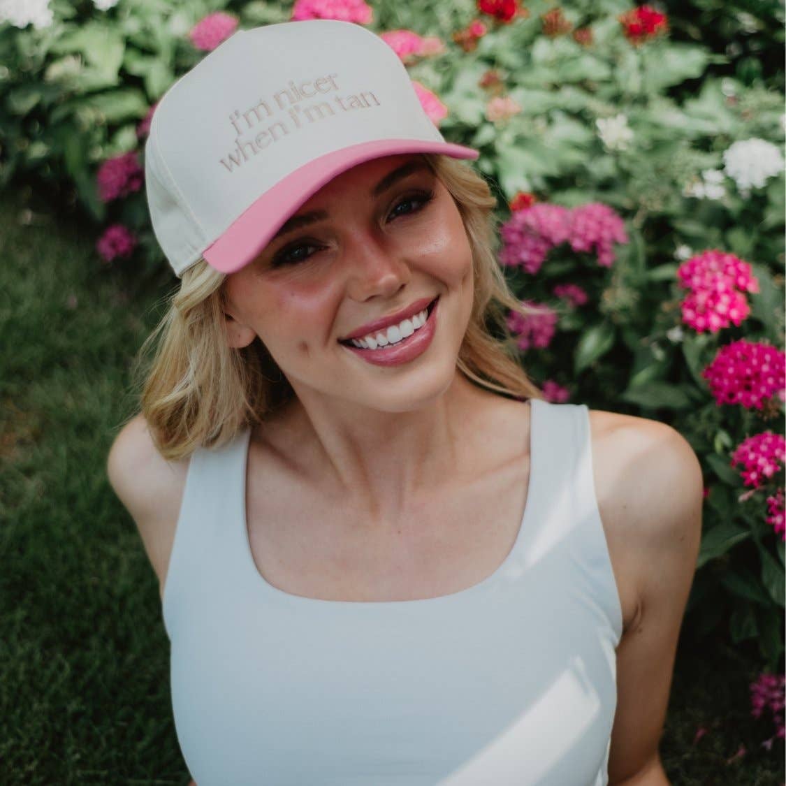 Katydid – Engroshandel Trucker hat - Dame – Jeg er pænere, når jeg er solbrun, tofarvede vintage hatte15