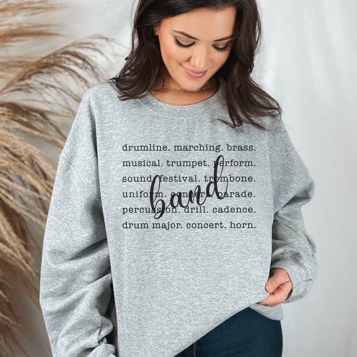 Sport Grey Band Words Fleece for wholesale on Faire