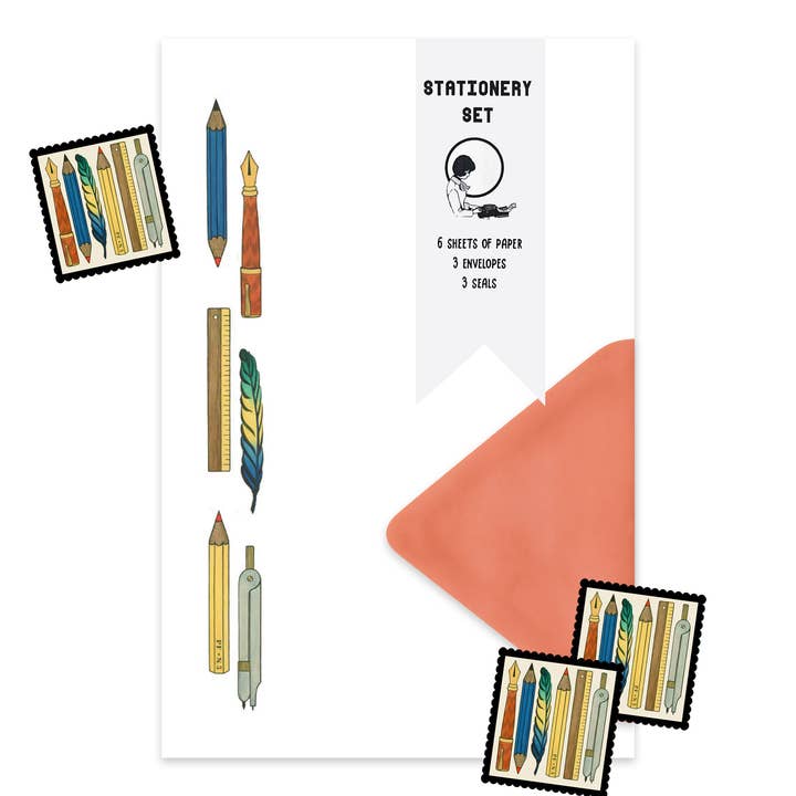 Tools of The Trade Stationery Set for wholesale by Retro Steno