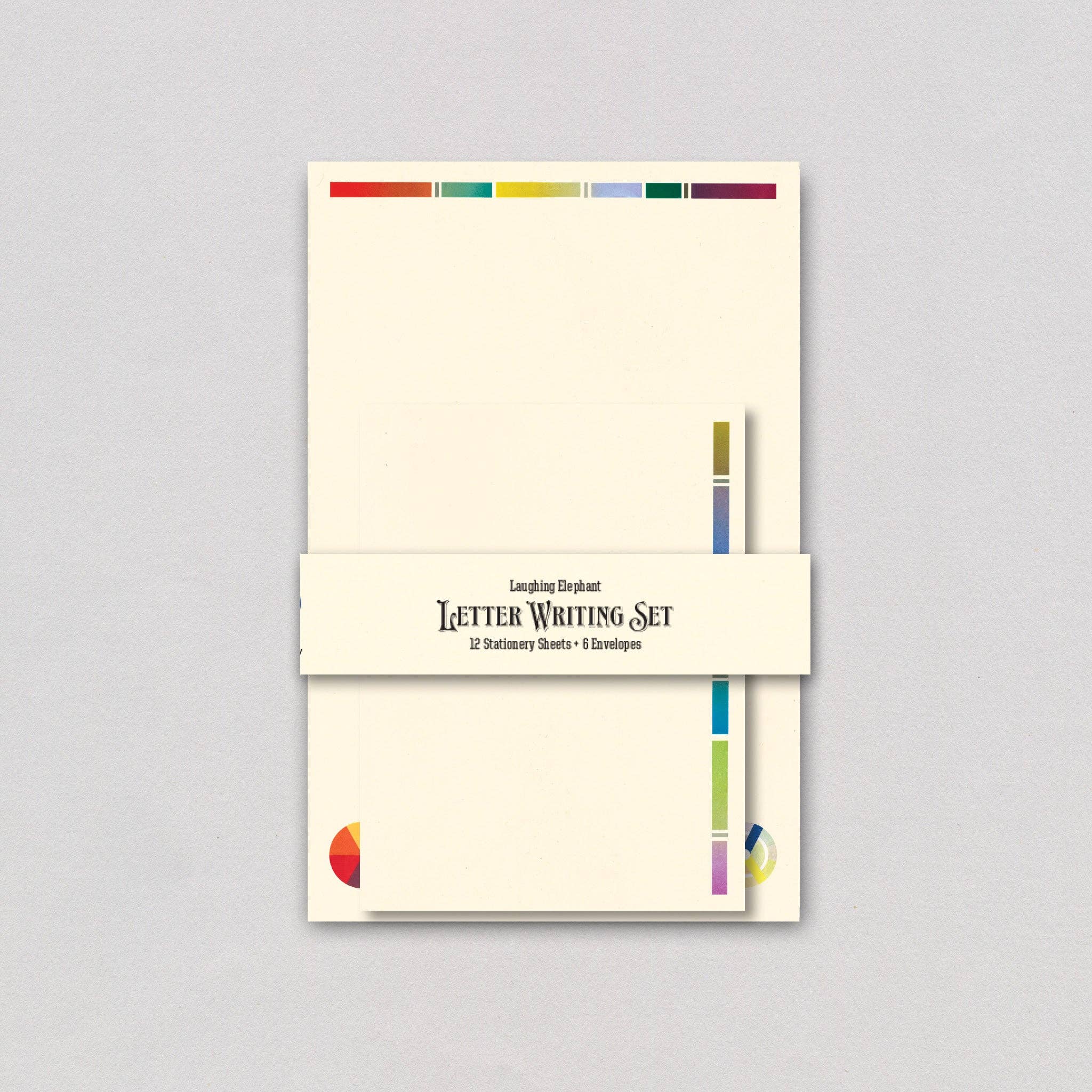 Laughing Elephant - Wholesale Stationery/Notecard Set - Color Theory - Letter Writing Set