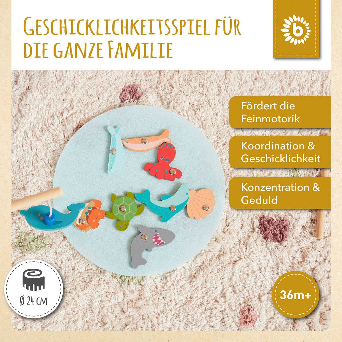 Bieco Spielwaren - Wholesale Wood Toy - Kids - Fishing game4