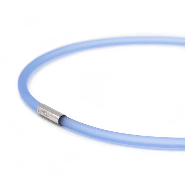 Chaîne en caoutchouc, 1 ligne, bleue pour la vente par FATES, style with a story