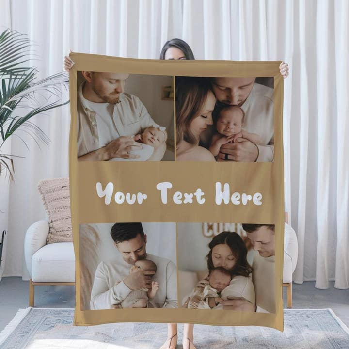 Custom Blankets with Name and Photo, Memorial Blanket and other Purchase Wholesale custom throw blankets. Free Returns & Net 60 Terms on Faire trending on Faire.