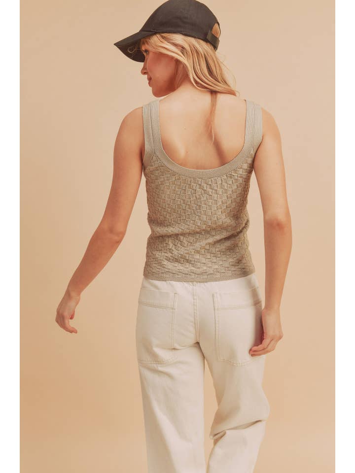 AEMI + CO – Tops – Mulher por atacado – Tanque de malha 360BN Gwenn 18