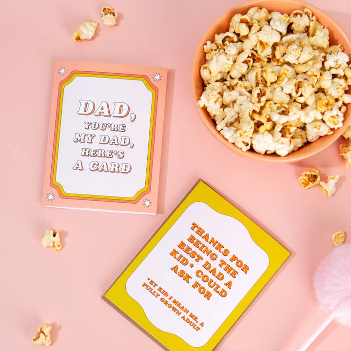 Party Mountain Paper co. - Wholesale Vaderdagkaartje - No-Nonsense Dad | Vaderdagkaart2
