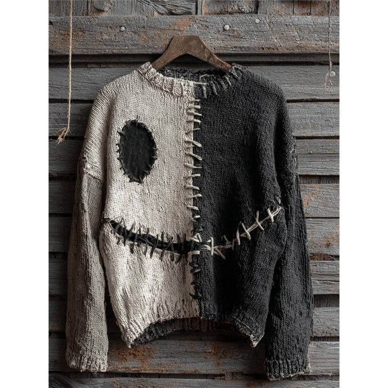 ShieldChic - Wholesale Knit Sweater - Women's - Halloween 3D Print Sweater3