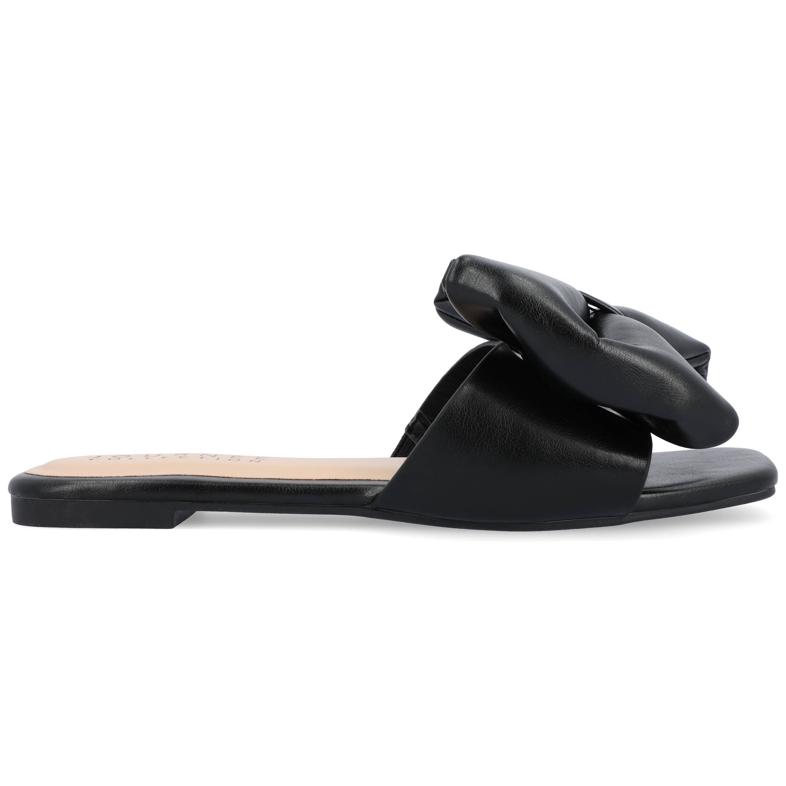 Journee - Wholesale Sandals - Women's - Fayre Puffed Slide Sandal In Faux Leather12