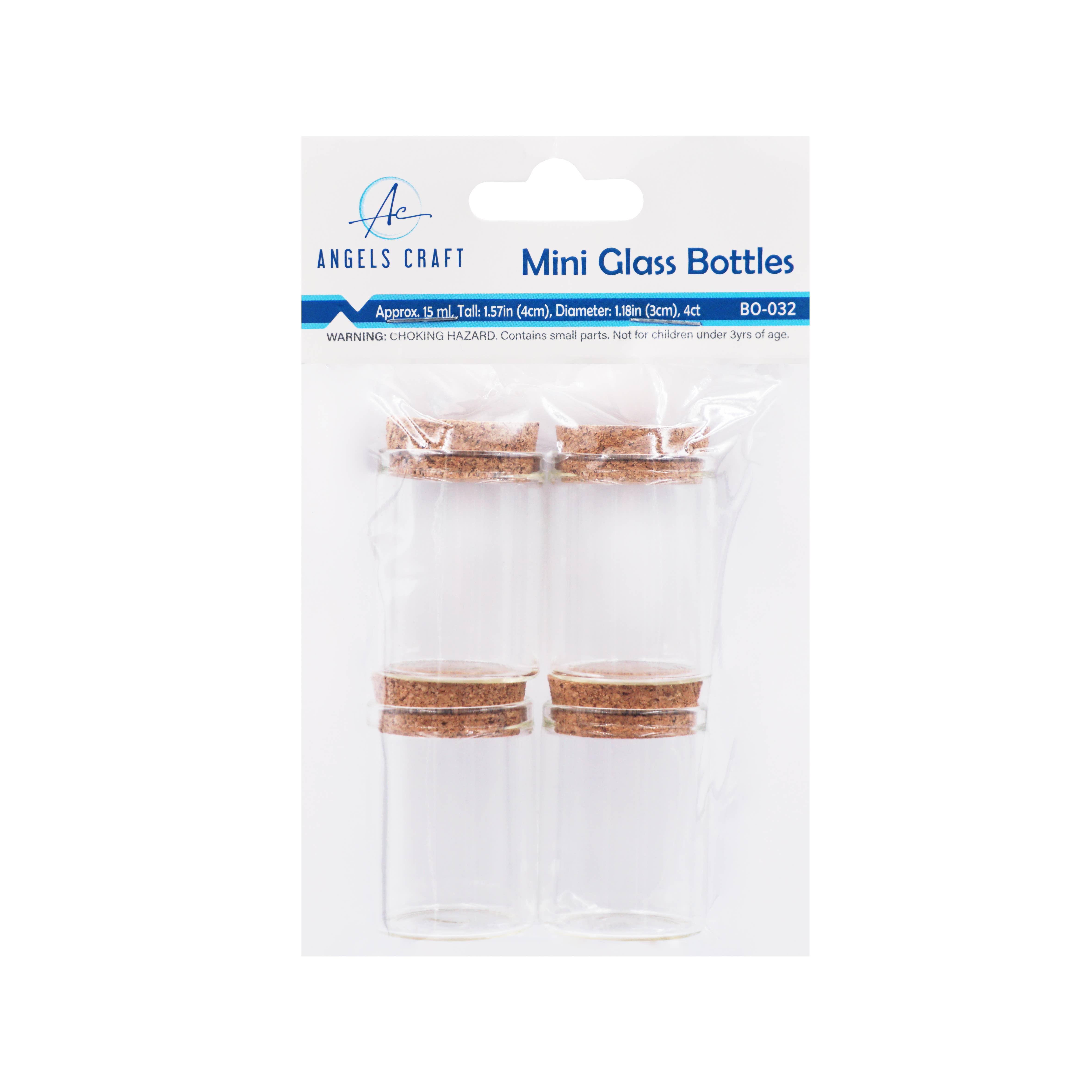 Angels Craft - Wholesale Jar - Small Glass Bottle w/ Cork Cap17