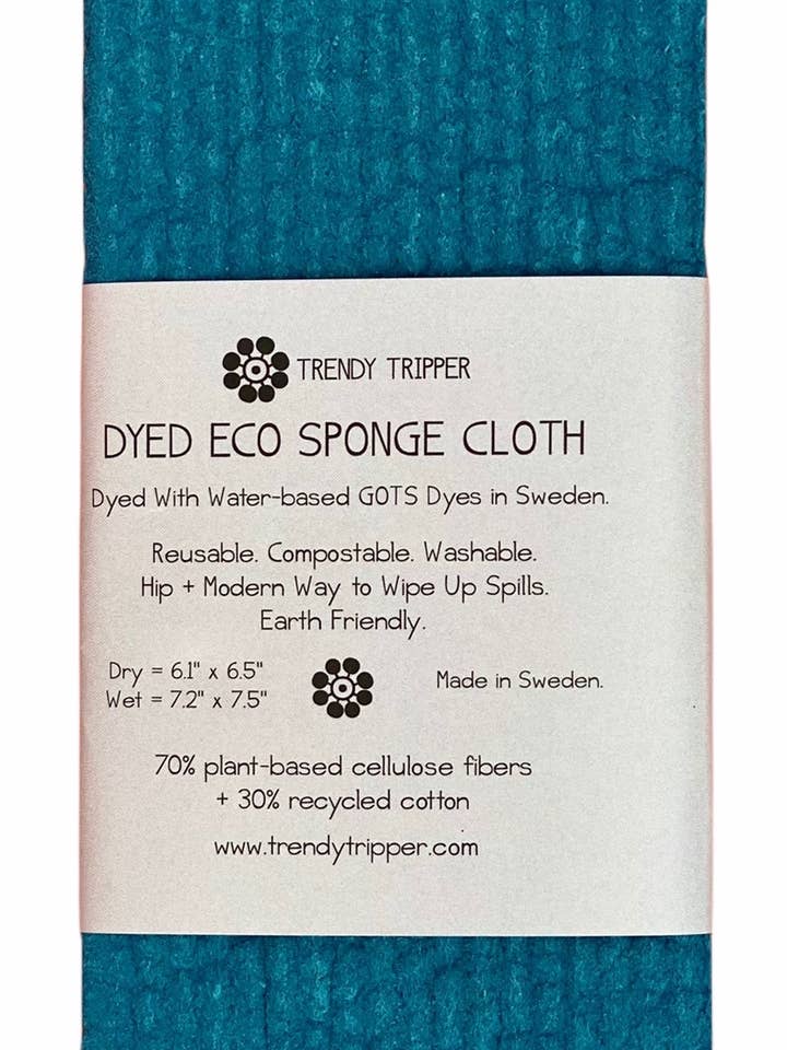 Schwedisches, in Schweden hergestelltes, kobaltfarbenes Geschirrtuch, hergestellt in Schweden, 2er-Pack für den Großhandel von Trendy Tripper