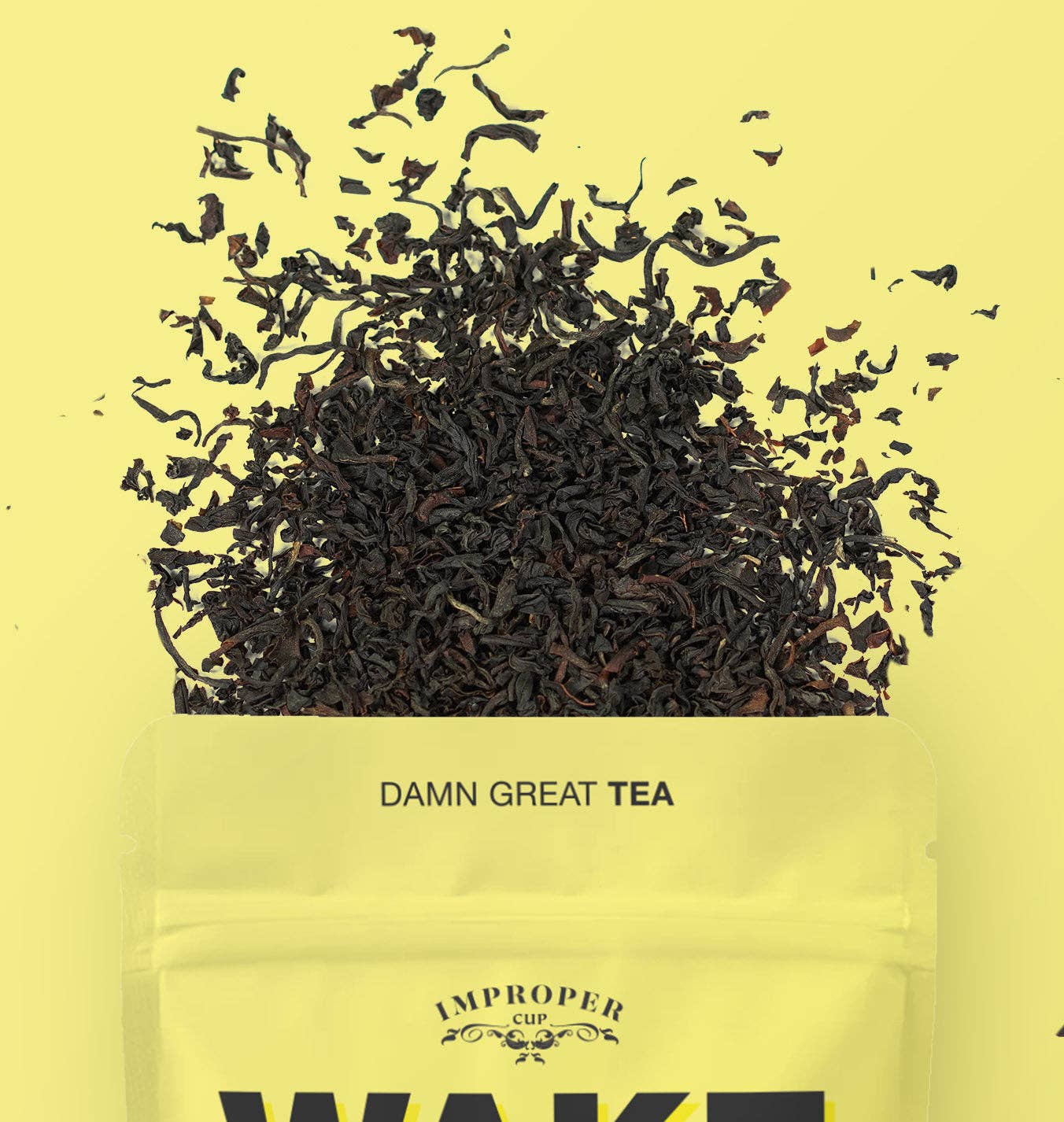 Incognito – wholesale Loose tea – Wake the Fuck Up Bag of Tea1