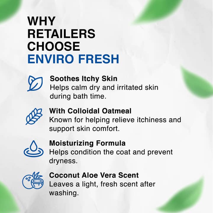 Enviro Fresh - Wholesale Pet Shampoo - Dog - Dog Itch Relief Shampoo - Coconut Aloe Vera2